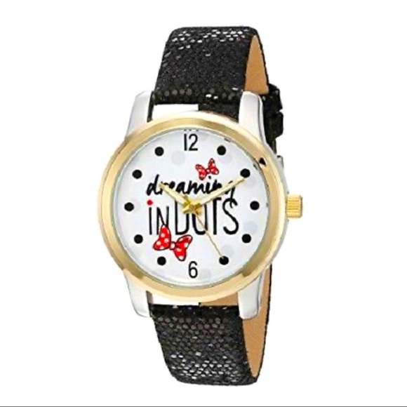 ***BRAND NEW*** Disney Minnie Mouse Women's Two Tone Dreaming In Dots Wa… - Picture 1 of 7
